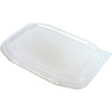 Ένα διαφανές καπάκι APET για δίσκο PP HMR (221x154x14 mm) της μάρκας Duni GmbH με στρογγυλεμένες γωνίες και ανυψωμένο χείλος φαίνεται σε λευκό φόντο. Η συσκευασία περιέχει 312 τεμάχια.