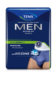 Tena Men Active Fit Pants Plus Pants Actinence, μπλε