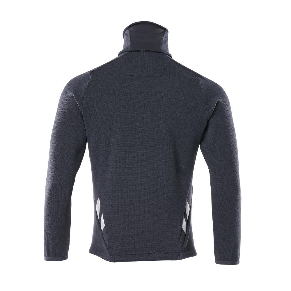 Πλεκτό πουλόβερ με ζακέτα με φερμουάρ