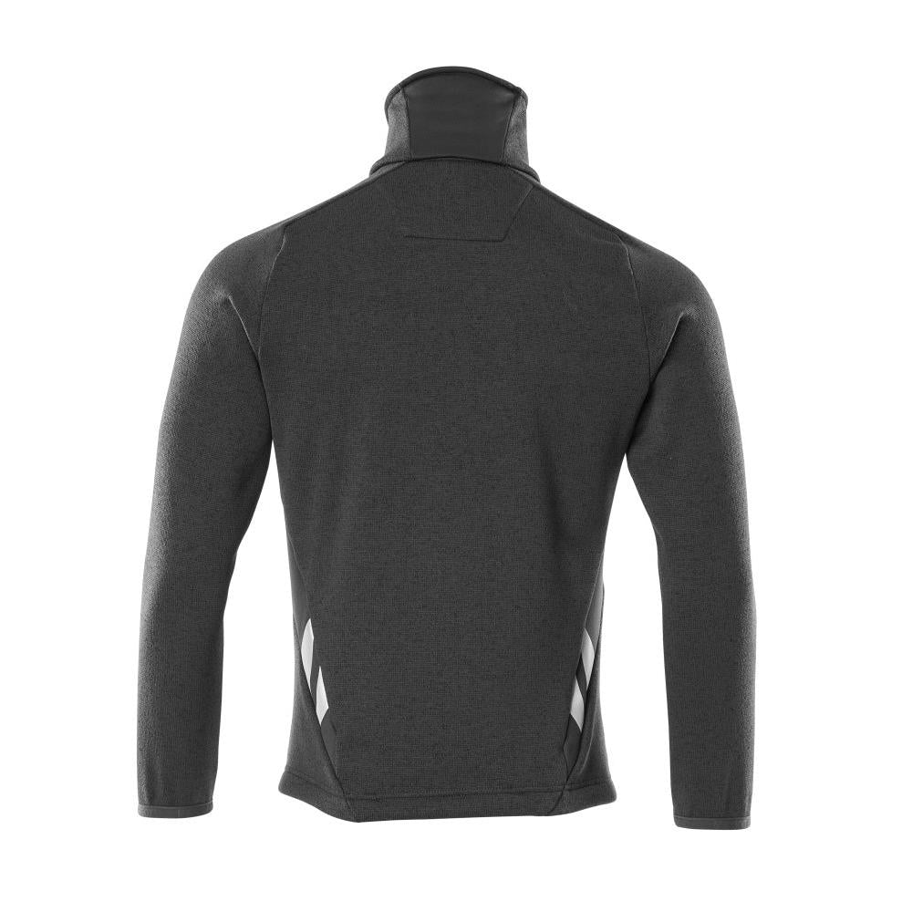 Πλεκτό πουλόβερ με ζακέτα με φερμουάρ