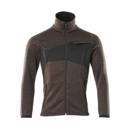 Πλεκτό πουλόβερ με ζακέτα με φερμουάρ