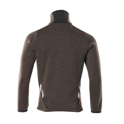 Πλεκτό πουλόβερ με ζακέτα με φερμουάρ