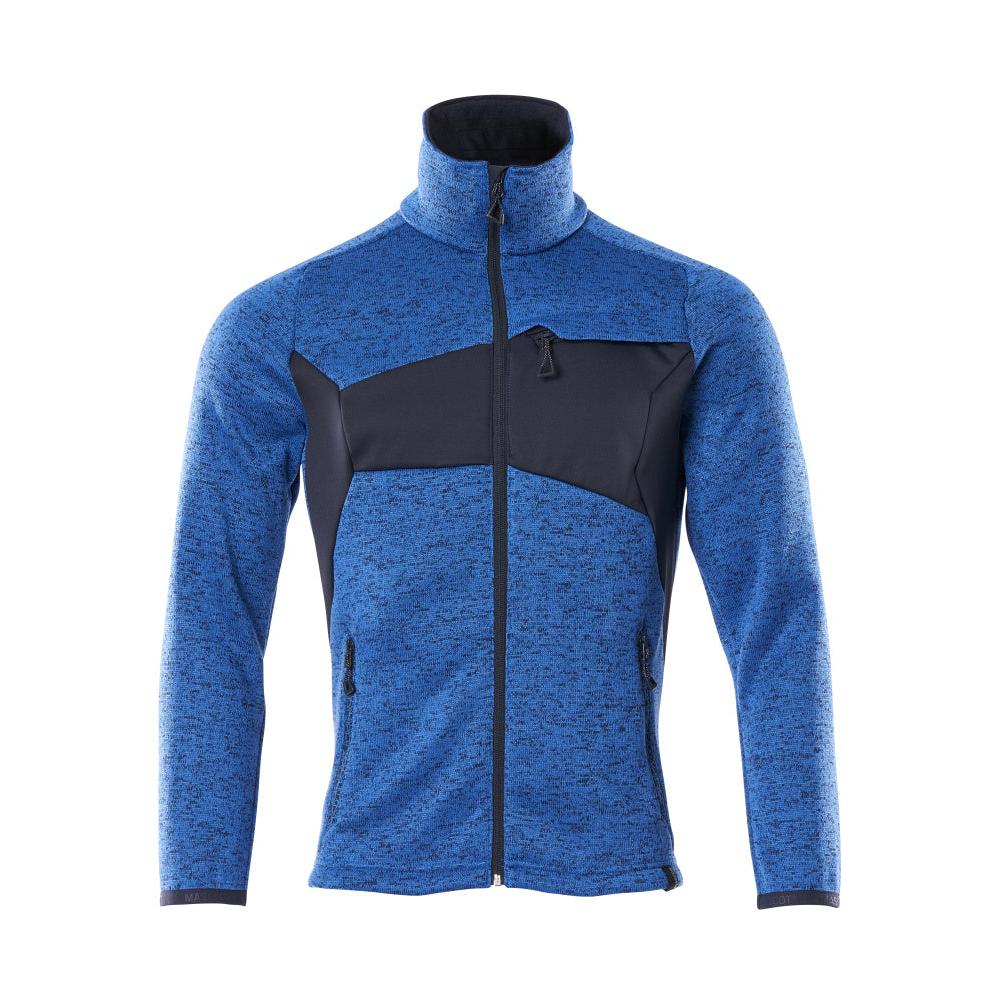 Πλεκτό πουλόβερ με ζακέτα με φερμουάρ