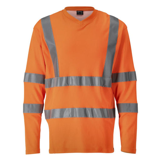 Μπλουζάκι με λαιμόκοψη V, μακρυμάνικο μπλουζάκι