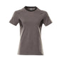 T-shirt, γυναικείο T-shirt, σκούρο ανθρακί/μαύρο