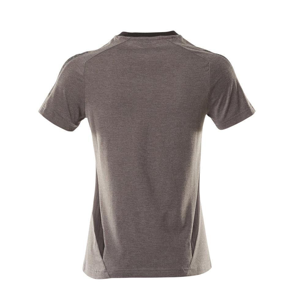 T-shirt, γυναικείο T-shirt, σκούρο ανθρακί/μαύρο