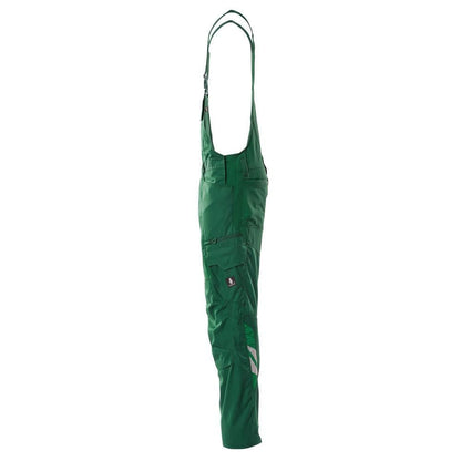Dungarees, τσέπες στα γόνατα, stretch ένθετα Dungarees, πράσινο