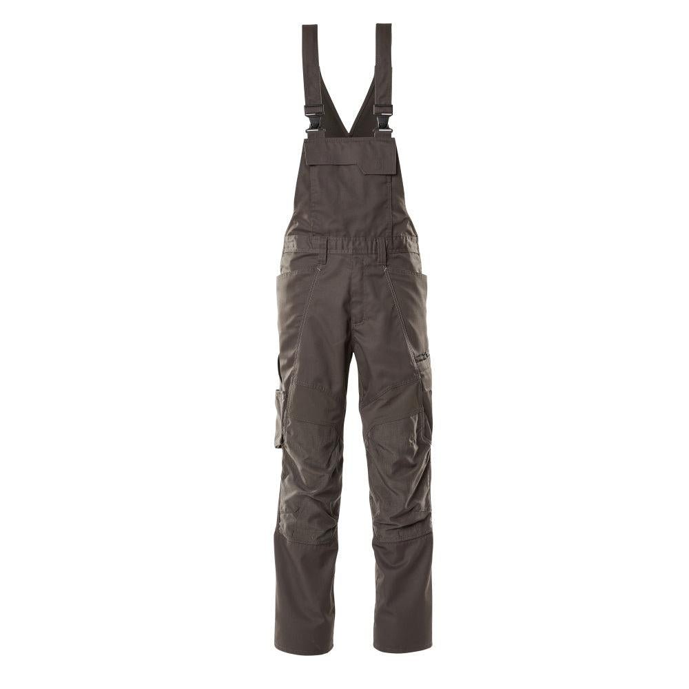 Dungarees, τσέπες στα γόνατα, stretch ένθετα Dungarees, σκούρο ανθρακί
