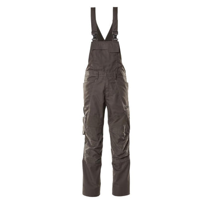 Dungarees, τσέπες στα γόνατα, stretch ένθετα Dungarees, σκούρο ανθρακί