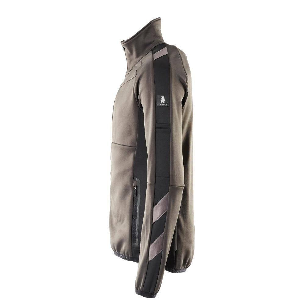 Πουλόβερ φλις με μπουφάν microfleece με φερμουάρ