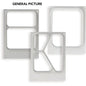 Τρία κασέτα DF10/20 πλαίσια από την Duni GmbH για 600, 700 ml CPET δίσκους απεικονίζονται μπροστά από ένα λευκό φόντο με την επιγραφή "ΓΕΝΙΚΗ ΕΙΚΟΝΑ" από πάνω. Ιδανικό για αποθήκευση στη βιομηχανία τροφίμων. Συσκευασία (1 τεμάχιο).