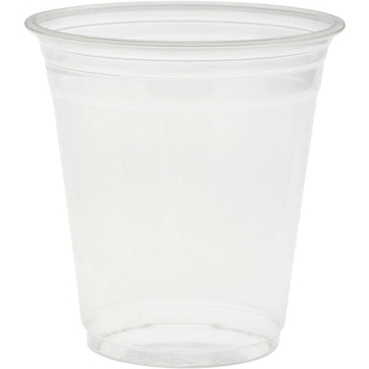 Το Glas Crystal Transparent της Duni GmbH είναι ένα όρθιο ποτήρι από διαφανές πλαστικό με λευκό φόντο και ελαφρώς εκτεταμένο χείλος. Προσφέρει την εμφάνιση κομψού γυαλιού και ταυτόχρονα είναι κατασκευασμένο από υλικά υψηλής ποιότητας για καθημερινή χρήση.