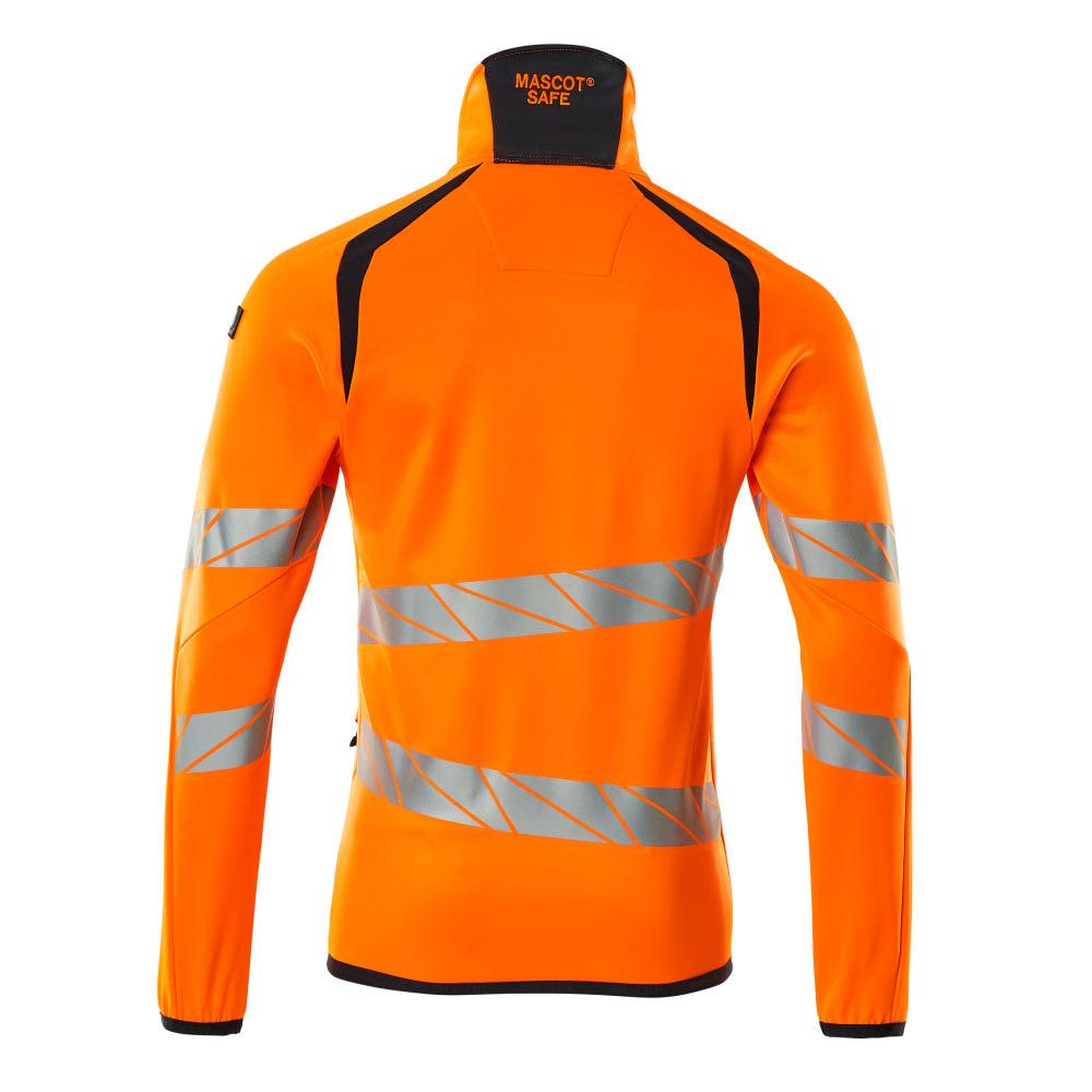 Πουλόβερ φλις με μπουφάν microfleece με φερμουάρ