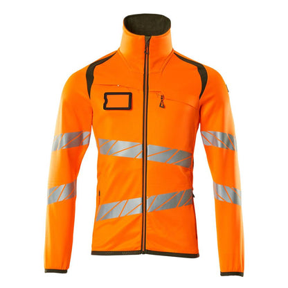Πουλόβερ φλις με μπουφάν microfleece με φερμουάρ