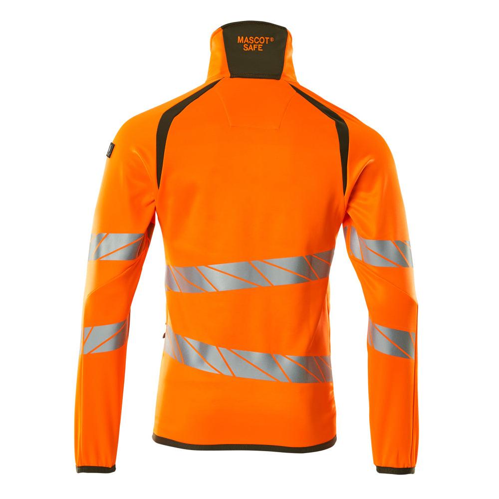 Πουλόβερ φλις με μπουφάν microfleece με φερμουάρ