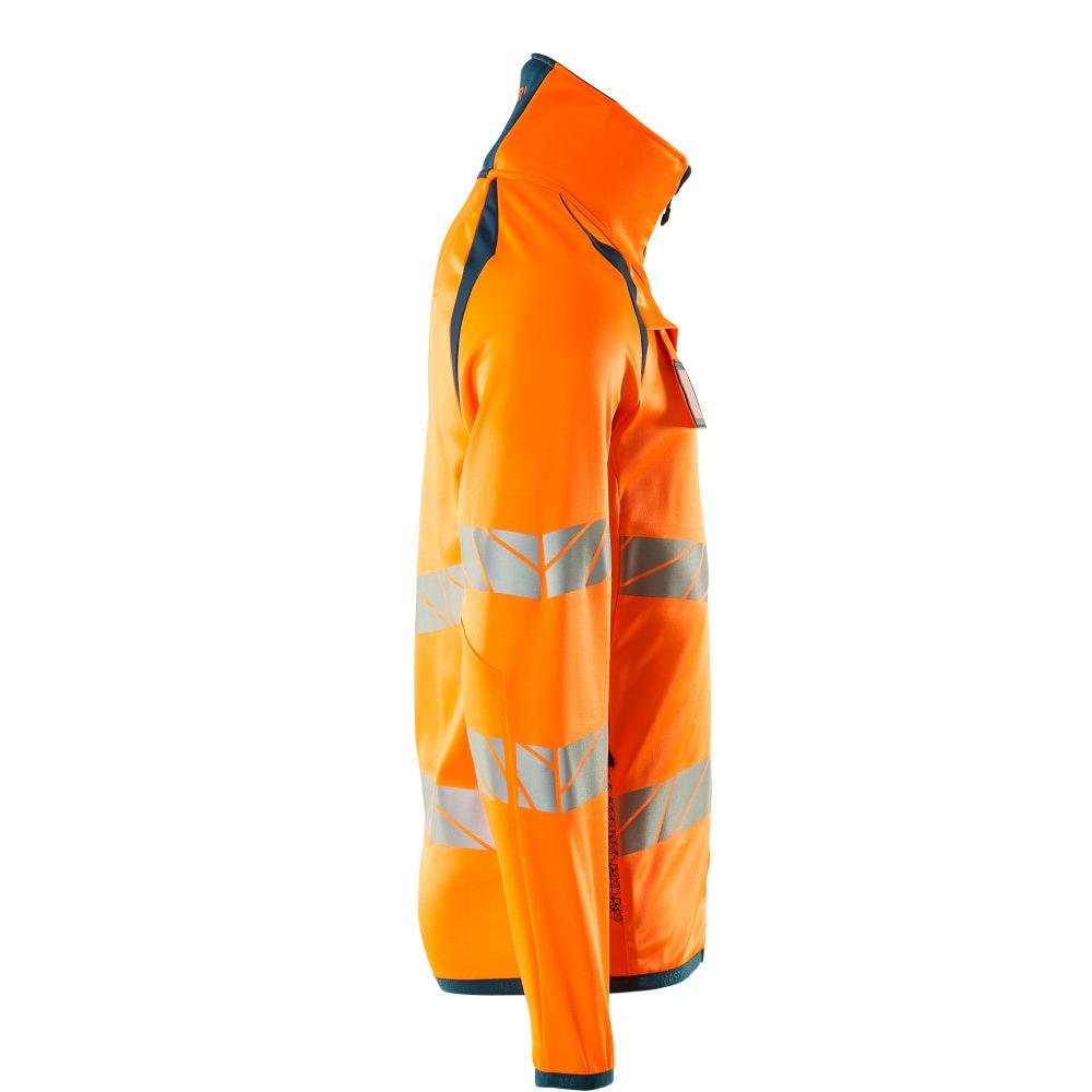 Πουλόβερ φλις με μπουφάν microfleece με φερμουάρ
