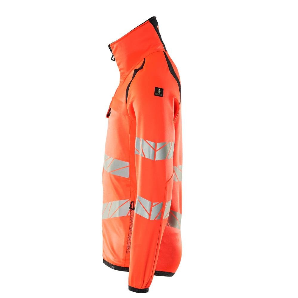 Πουλόβερ φλις με μπουφάν microfleece με φερμουάρ