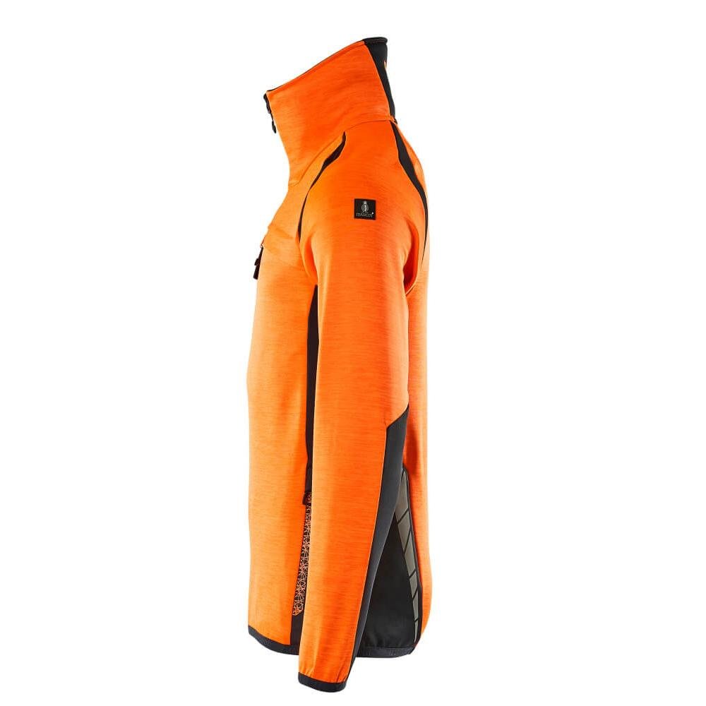 Πουλόβερ φλις με κοντό μπουφάν microfleece με φερμουάρ
