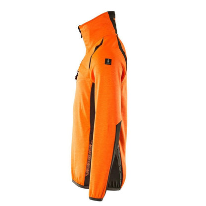Πουλόβερ φλις με κοντό μπουφάν microfleece με φερμουάρ