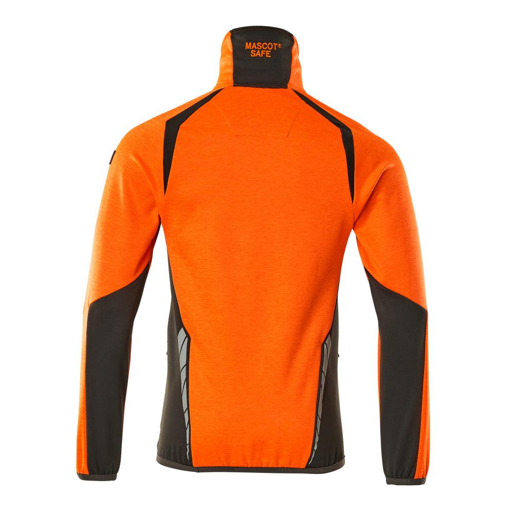 Πουλόβερ φλις με κοντό μπουφάν microfleece με φερμουάρ