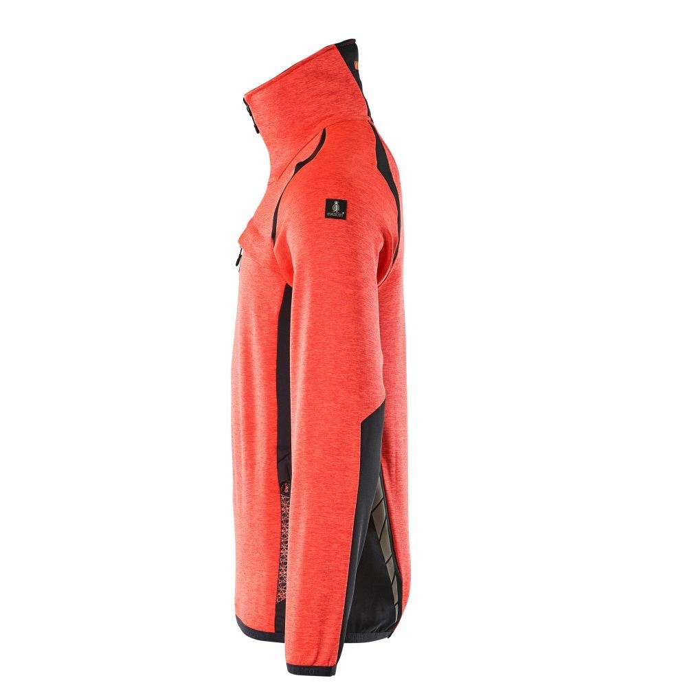 Πουλόβερ φλις με κοντό μπουφάν microfleece με φερμουάρ