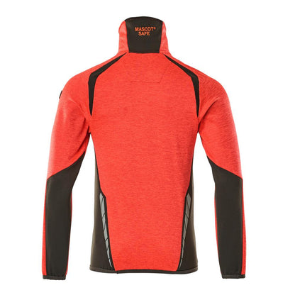Πουλόβερ φλις με κοντό μπουφάν microfleece με φερμουάρ