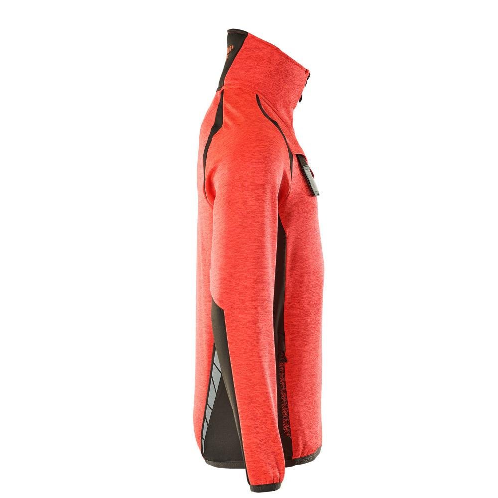Πουλόβερ φλις με κοντό μπουφάν microfleece με φερμουάρ