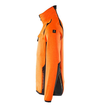 Πουλόβερ φλις με μπουφάν microfleece με φερμουάρ