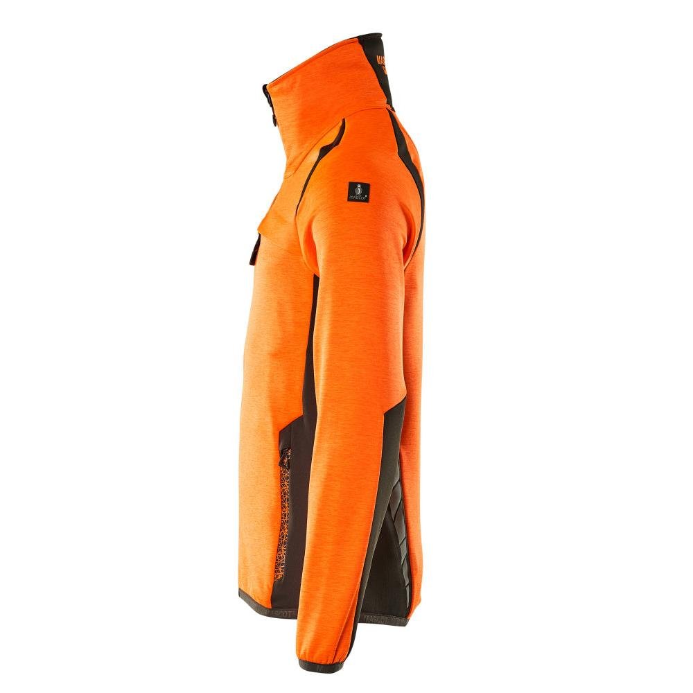 Πουλόβερ φλις με μπουφάν microfleece με φερμουάρ
