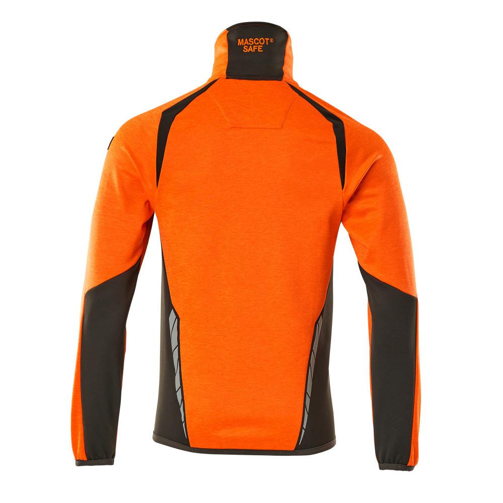 Πουλόβερ φλις με μπουφάν microfleece με φερμουάρ