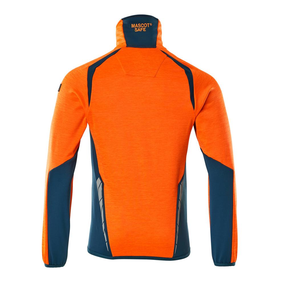 Πουλόβερ φλις με μπουφάν microfleece με φερμουάρ