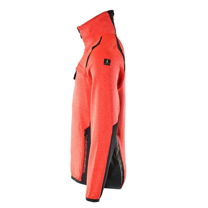 Πουλόβερ φλις με μπουφάν microfleece με φερμουάρ