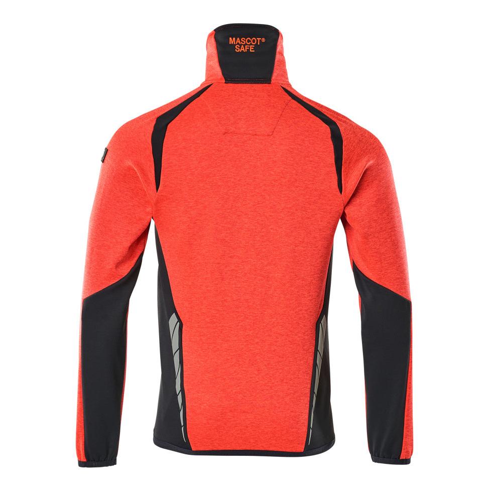 Πουλόβερ φλις με μπουφάν microfleece με φερμουάρ