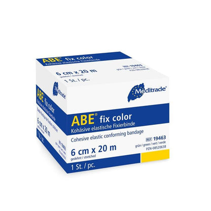 Επίδεσμος στερέωσης ABE® σταθερού χρώματος υψηλής ελαστικότητας, 6 cm x 20 m