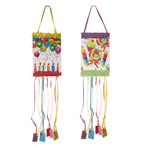 Η PAPSTAR Πινιάτα "Party" (30x20x20 cm) της PAPSTAR GmbH ξεχωρίζει με έναν εορταστικό σχεδιασμό από φύλλο με πολύχρωμες σερπαντίνες - ιδανική για γιορτές και κάθε πάρτι με πινιάτα.