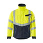 Χειμερινό μπουφάν με καπιτονέ φόδρα Pilot jacket Multisafe, hi-vis κίτρινο/μαύρο-μπλε