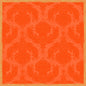 Die Dunicel Mitteldecke 84x84 cm der Duni GmbH in Royal Sun Orange zeichnet sich durch ein verziertes, sich wiederholendes Damastmuster mit gealterter Textur und Goldrand aus. Ideal für elegant gedeckte Tische. Die Packung enthält 20 Stück.