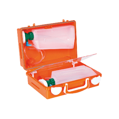 Kombi-Set Augenspülstation QUICK-CD orange