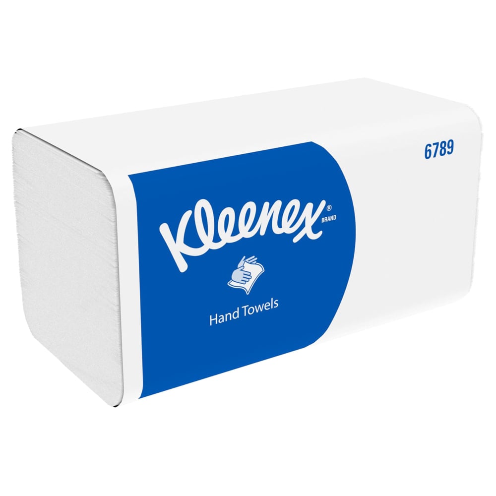 Ένα κουτί Kleenex® διπλωμένων χαρτοπετσετών - Interfold, Λευκό, 15 κλιπ x 186 φύλλα από την Kimberly-Clark GmbH - πρακτικές υγιεινές χαρτοπετσέτες σε εύχρηστες συσκευασίες για καθημερινή χρήση.