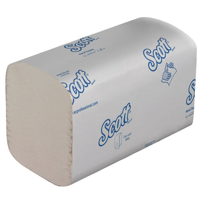 Ένας σωρός από διπλωμένες Scott® Control™ Χαρτοπετσέτες σε λευκές συσκευασίες, με μπλε κείμενο και σύμβολα για στέγνωμα χεριών. Κάθε κουτί περιέχει 15 μικρές συσκευασίες (καθεμία με 304 φύλλα) από την Kimberly-Clark GmbH.