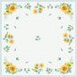 Το Dunicel-Mitteld.84x84 Sunflower day 20P. της Duni GmbH έχει ένα φόντο σε μορφή πλέγματος με κίτρινα ηλιοτρόπια και πράσινα φύλλα στις άκρες, που προσδίδουν μια εορταστική πινελιά στο τραπέζι σας. Η συσκευασία περιέχει 20 διακοσμητικές πετσέτες.
