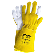 NITRAS WELDER PRO, γάντια συγκόλλησης, ώχρα / γκρι