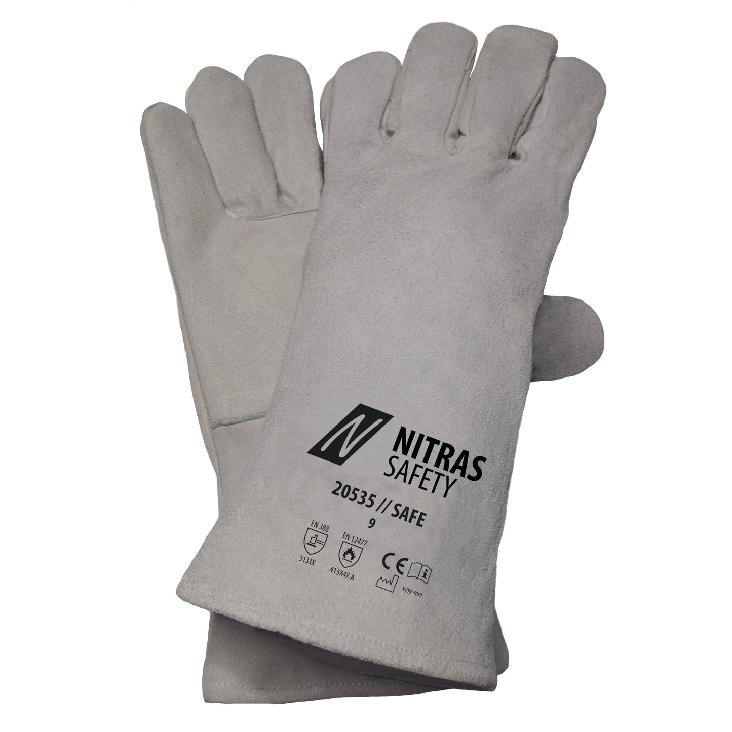 NITRAS SAFE, γάντια συγκόλλησης, γκρι