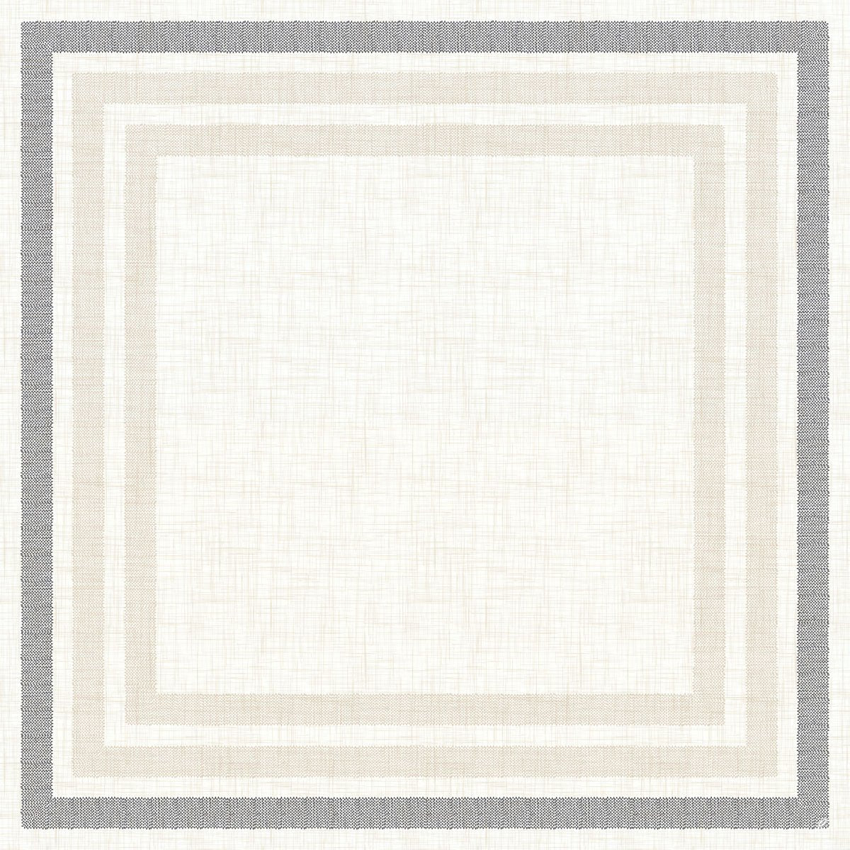 Το Dunicel Mitteldecke 84x84 cm από την Duni GmbH έχει ένα λευκό κέντρο με μπεζ και γκρι άκρα, δημιουργώντας μια εμφάνιση με στρώσεις - ιδανικό για κομψά στρωμένα τραπέζια, ειδικά σε συνδυασμό με το Rigato μαύρο 60111 στυλό. Συσκευασία με 20 τεμάχια.