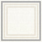 Το Dunicel Mitteldecke 84x84 cm από την Duni GmbH έχει ένα λευκό κέντρο με μπεζ και γκρι άκρα, δημιουργώντας μια εμφάνιση με στρώσεις - ιδανικό για κομψά στρωμένα τραπέζια, ειδικά σε συνδυασμό με το Rigato μαύρο 60111 στυλό. Συσκευασία με 20 τεμάχια.