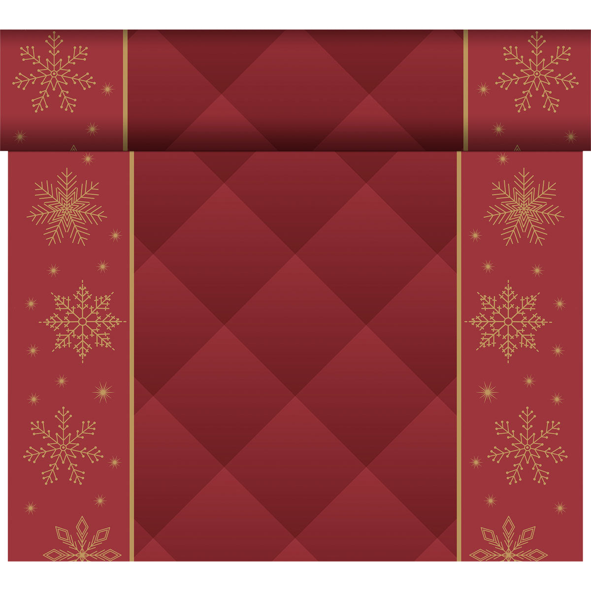 Das Bio-Dunicel-Tete a Tete 0,4x24m von Duni GmbH ist ideal zur Aufwertung Ihrer nachhaltigen Tischdekoration oder passend zu einer umweltfreundlichen Tischdecke bei festlichen Anlässen.