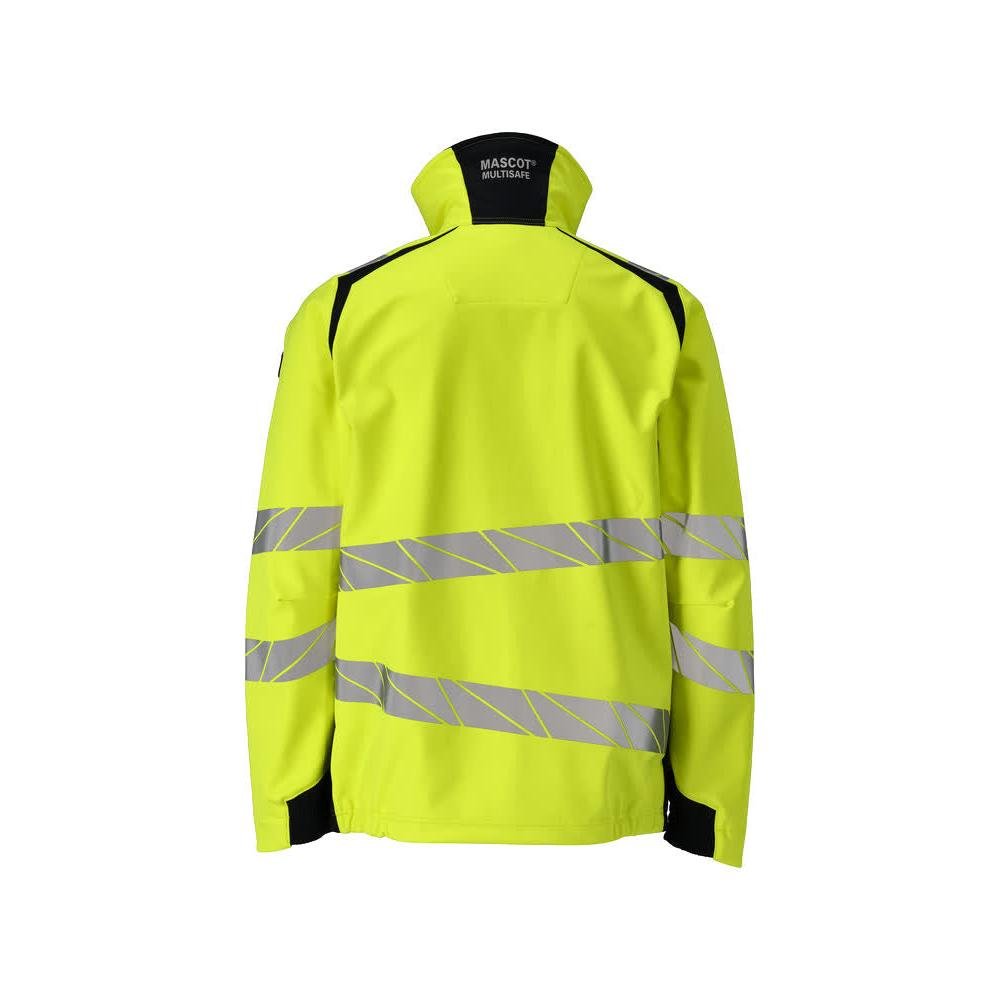 Μπουφάν Soft Shell Jacket Soft Shell Multisafe, hi-vis κίτρινο/μαύρο-μπλε