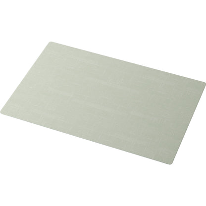 Το σετ σιλικόνης Duni GmbH 30 x 45 cm είναι ένα ορθογώνιο, ανοιχτό γκρι σετ τραπεζιού με διακριτικό μοτίβο υφής, που προσφέρει κομψή προστασία τραπεζιού. Απεικονίζεται σε μονόχρωμο λευκό φόντο.
