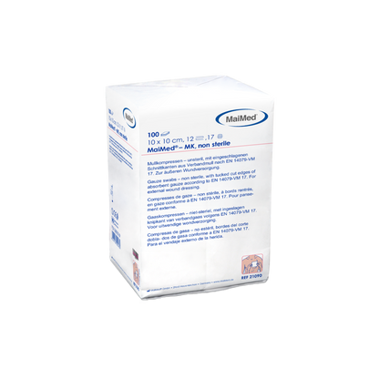 MaiMed-MK-μη αποστειρωμένες κομπρέσες γάζας 100 τεμαχίων/χάρτινη σακούλα