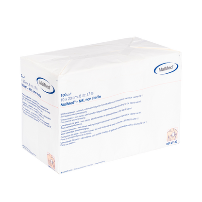 MaiMed-MK-μη αποστειρωμένες κομπρέσες γάζας 100 τεμαχίων/χάρτινη σακούλα
